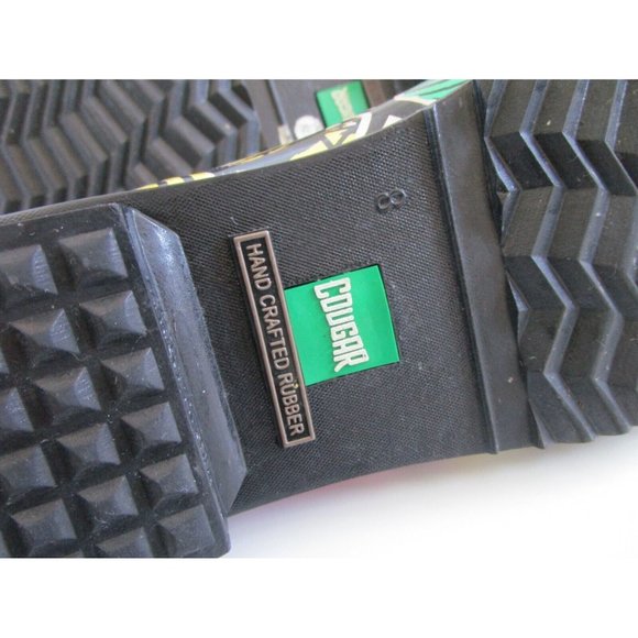 Cougar Women's "Love" Hand Crafted Rubber Slip on Shoes - Waterproof Size 8 - Picture 9 of 15